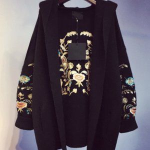 Heavy cardigan in autumn and winter